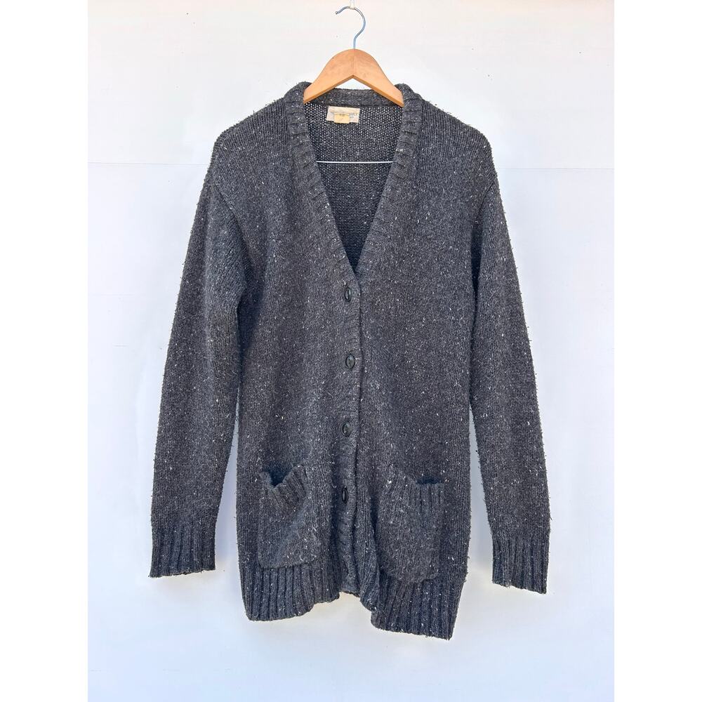 Ralph Lauren Denim & Supply Cotton Cardigan Oversized Sweater Small Gray Grey - Picture 3 of 8